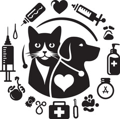 Veterinary logo vector