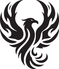 Eagle flame logo vector