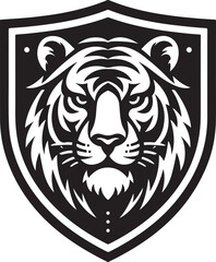 Tiger Shield Logo Vector