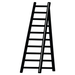 ladder isolated on white background