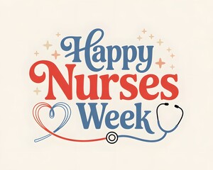 National Nurses week is observed in United states from May 6 to 12 of each year, to mark the contributions that nurses make to society. Vector illustration.