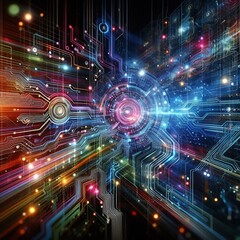 Obraz premium Advancing AI and IoT Integration: Revolutionizing Smart Technologies for Future Innovation 