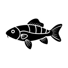 otocinclus fish icon, otocinclus fish line art - simple line art of otocinclus fish, perfect for otocinclus fish logos and icons