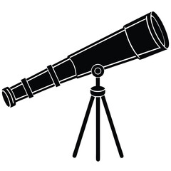 telescope vector illustration