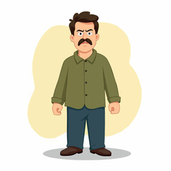 of a serious man with a determined expression