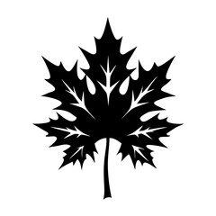 maple tree icon, maple tree line art - simple line art of maple tree, perfect for maple tree logos and icons