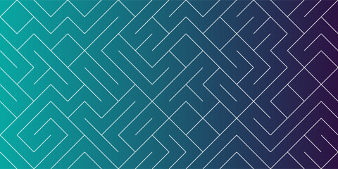 Maze pattern abstract background with colorful labyrinth for mobile lock screen, poster or wallpaper