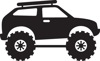 Off-Road SUV & 4x4 Vehicle Silhouette Bundle