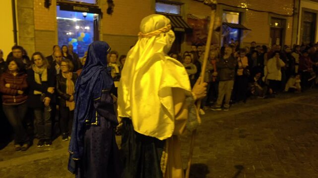 Semana Santa on streets of Braga, Portugal