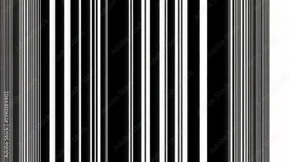 Poster barcode icon for web design in simple black and white style generative ai