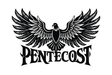 Fototapeta premium pentecost flyer