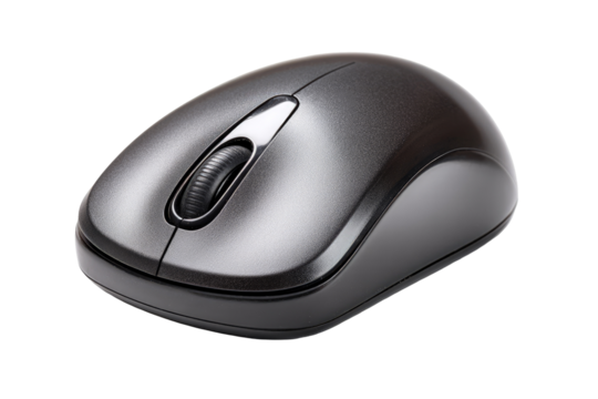 Wireless mouse on transparent background for computer control