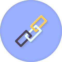 minimalist SVG share and link symble icon