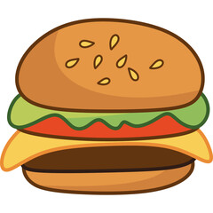 Hamburger Illustration