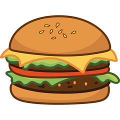 Hamburger Illustration
