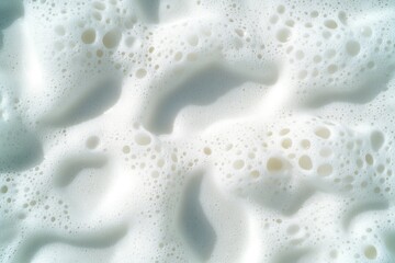 Soft foam texture creates an abstract, calming surface with bubb