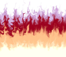 red and yellow paint splashes, fire flames background, abstract colorful background with grass