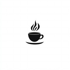 Obraz premium Hot Coffee Cup on Saucer