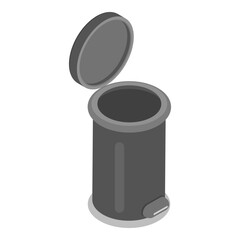 3D Isometric Flat Vector Set of Trash Bins, Garbage Containers. Item 2