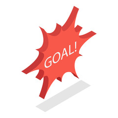 3D Isometric Flat Vector Set of Dialogue Speech Bubbles, Chatting or Message Boxes. Item 16