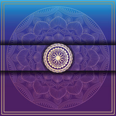 luxury mandala design, relaxing and easy mandala art for tattoo design,Mandala silhouette vector with colorful background mandala pattern Beautiful pattern on a red background. Vector mandala template