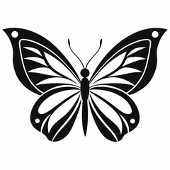 silhouette of a butterfly