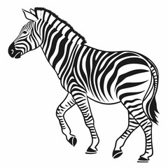 zebra silhouette