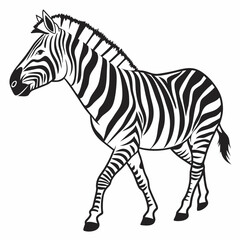 zebra silhouette