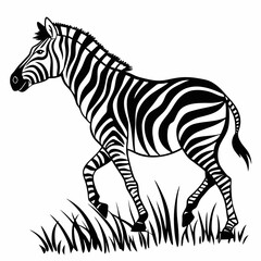 zebra silhouette