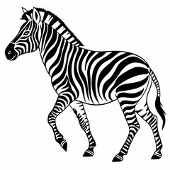zebra silhouette