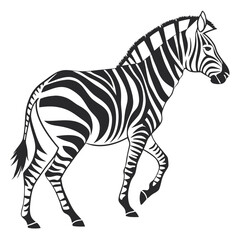 zebra silhouette