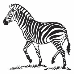 zebra silhouette