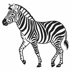 zebra silhouette