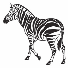 zebra silhouette