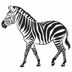 zebra silhouette