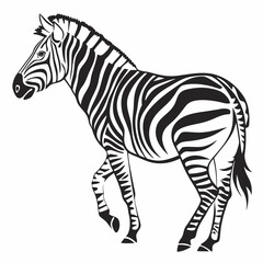 zebra silhouette