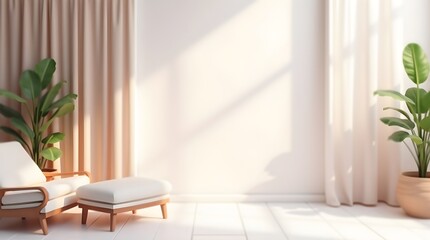 Fototapeta premium High-quality studio background, soft natural lighting, slightly blurred elegant interior or pastel color gradient, ultra HD, 8K resolution, perfect for background removal or replacement, minimal distr