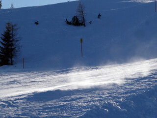 Grießenkareckabfahrt in Richtung Flachau