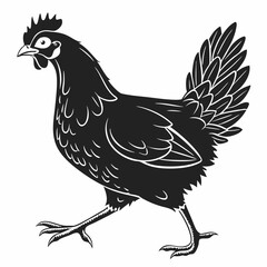 Chicken silhouette