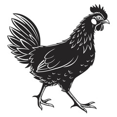 Chicken silhouette