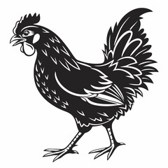 Chicken silhouette