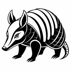 vector of an armadill