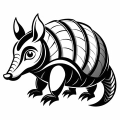 vector of an armadill