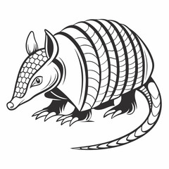 vector of an armadill