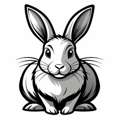 vector of a rabbit