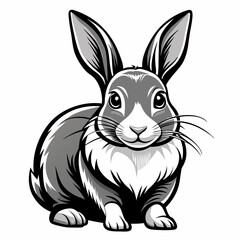 Obraz premium vector of a rabbit
