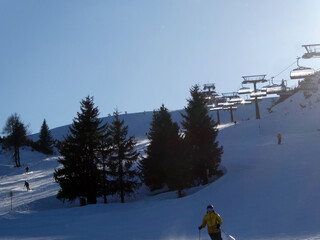 Grießenkareckabfahrt in Richtung Flachau