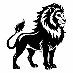 lion vector silhouette