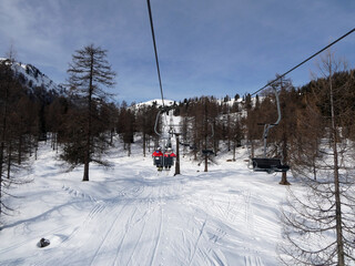 Skifahren im Skigebiet Zauchensee