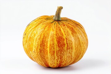 Obraz premium Decorative pumpkin showcasing natural texture perfect for fall harvest decor ideas